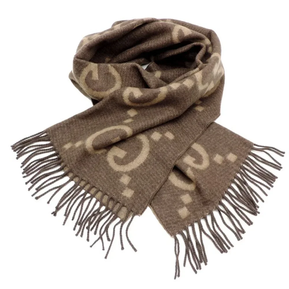 Gucci Scarf Wool Brown - Picture 3 of 6